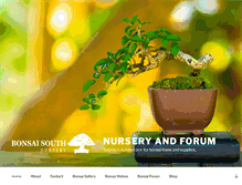 Tablet Screenshot of bonsaisouth.com.au